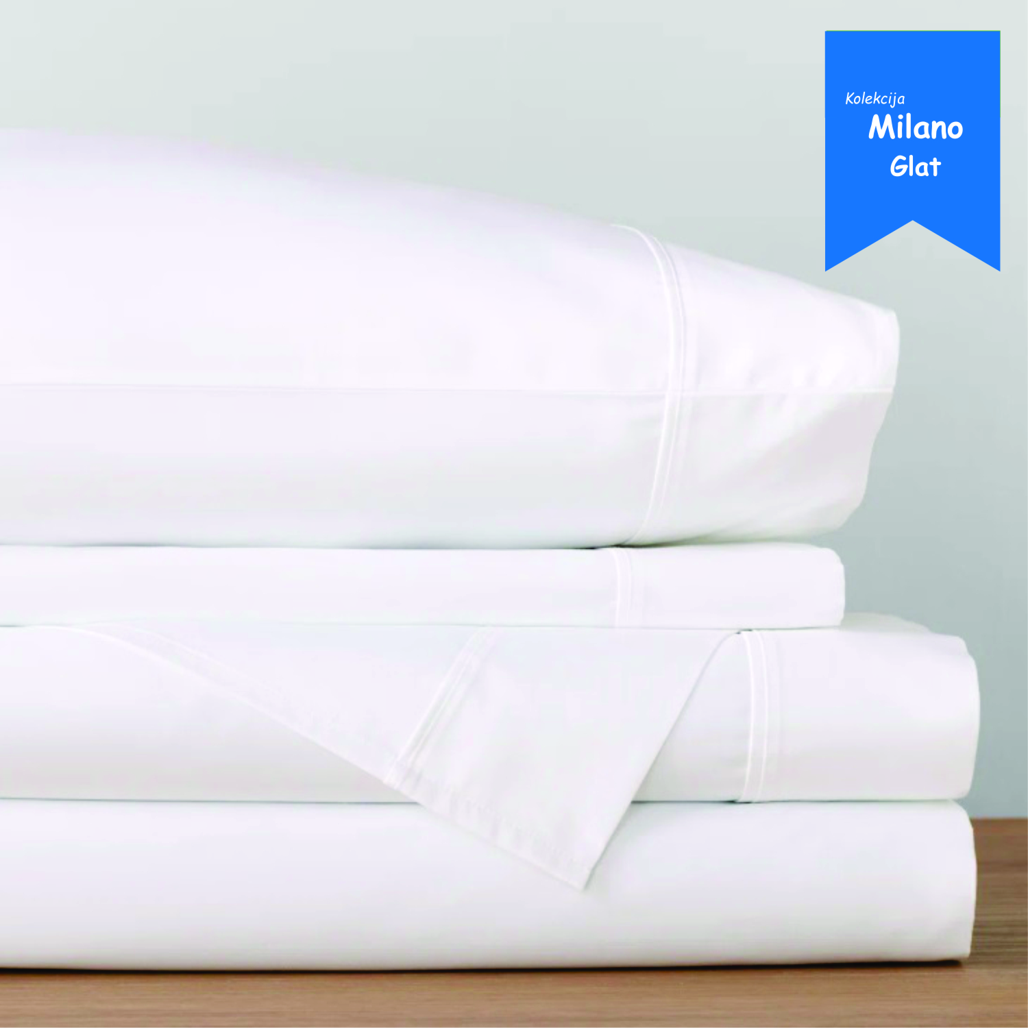 Luksuzna glatka posteljina Milano Saten Pamuk