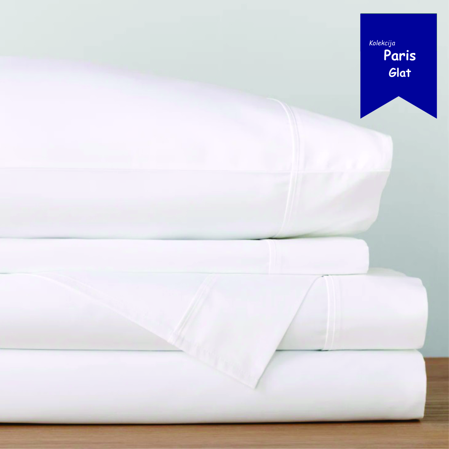 Luksuzna glatka posteljina Paris Premium Saten
