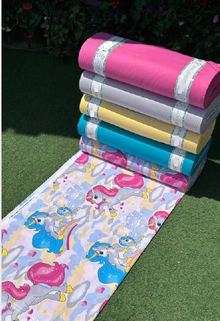 Ranforce jednorog plavo-roza – dječija posteljina