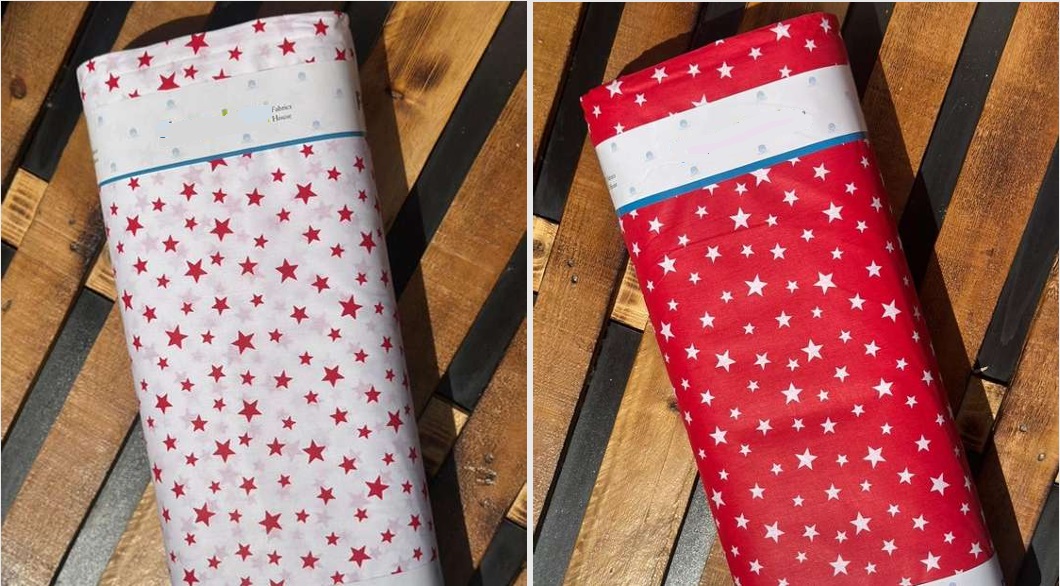 Ranforce crvene bijele zvjezdice