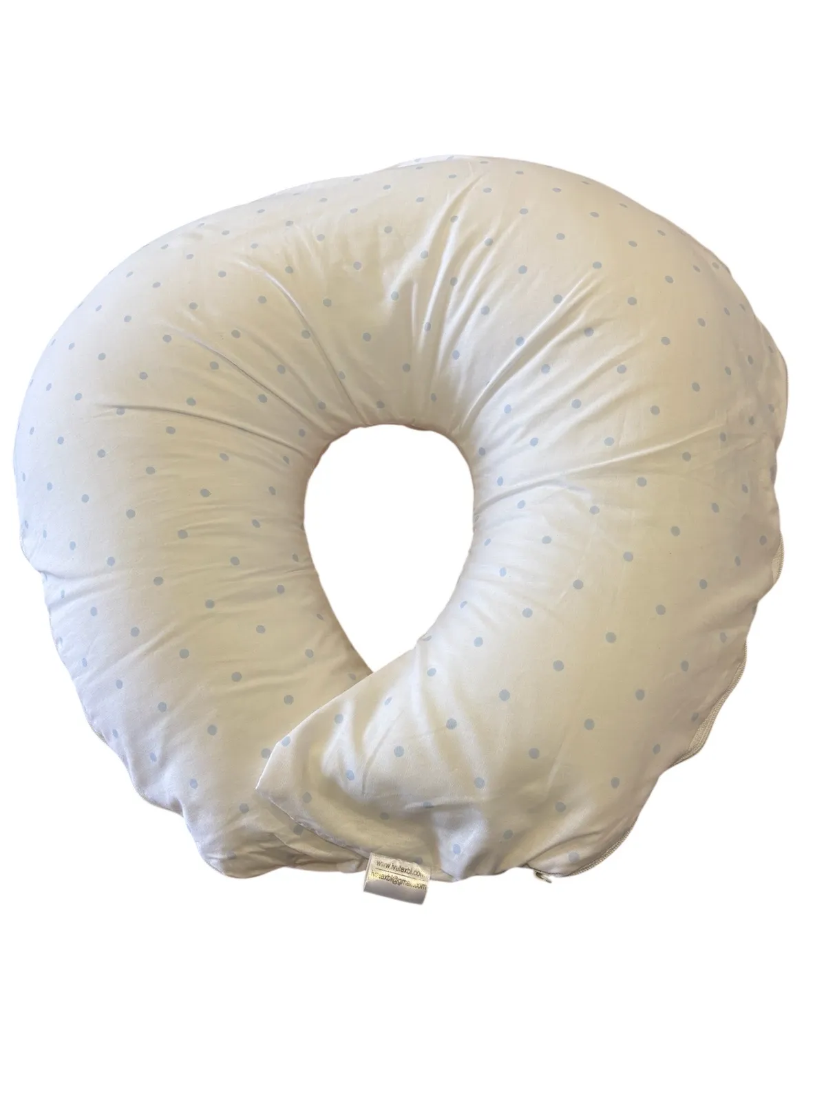Jastuk za dojenje plavi-kružići