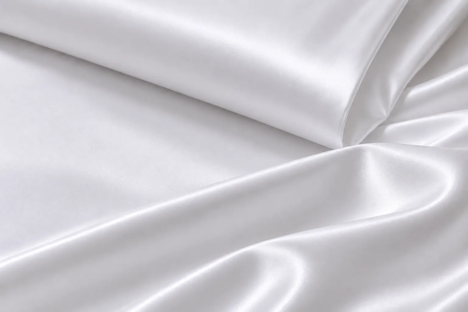 PREMIUM pamučni saten – glat – bijela